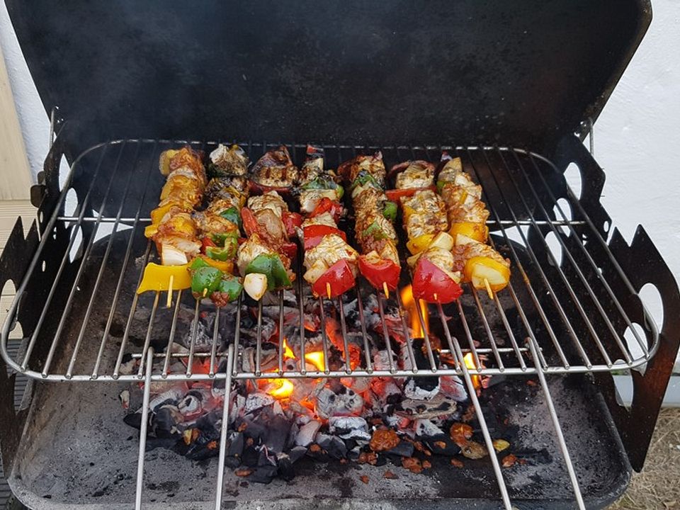 Papaya - Hähnchen - Spieße für den Grill von Sandy2509 | Chefkoch