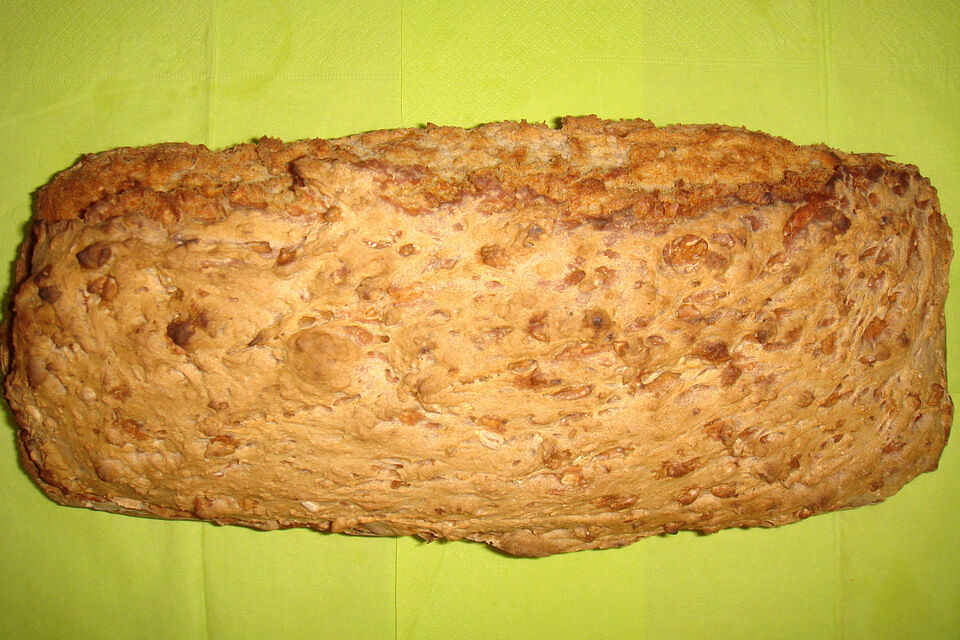 Leckeres Brot mit Backpulver statt Hefe