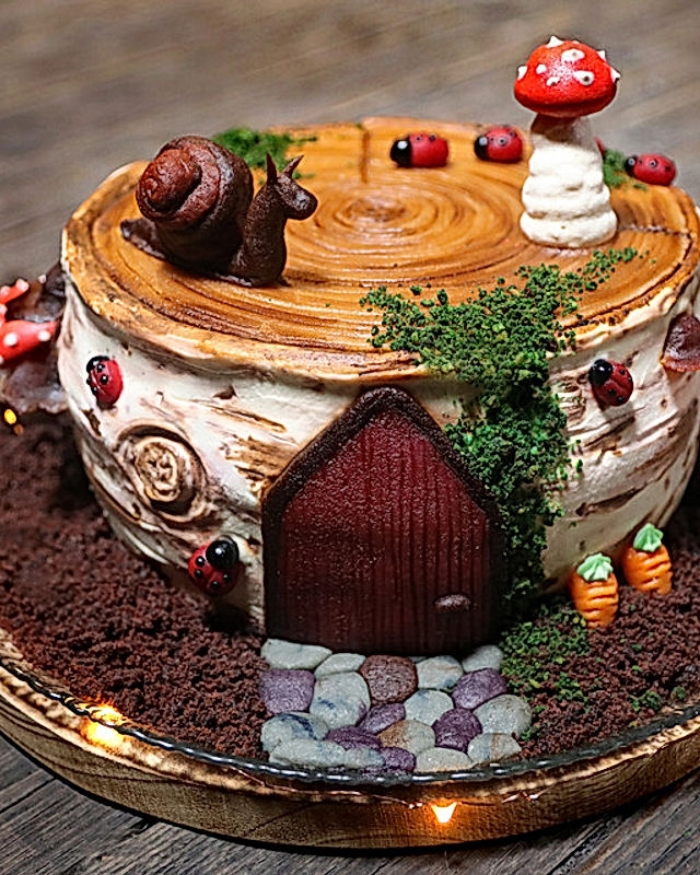 Himbeer - Schokoladen - Mascarpone - Torte