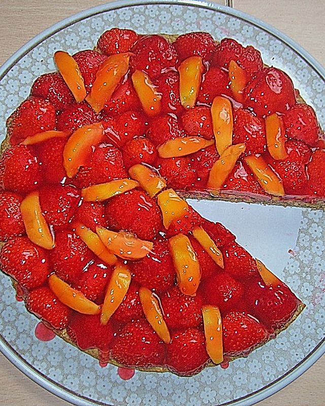 Haferflocken - Erdbeer - Kuchen