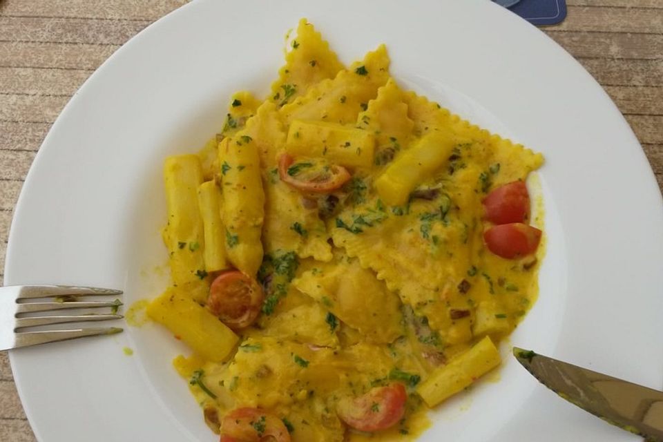 Spargelravioli in Salbeibutter