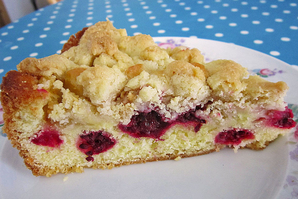 Brombeer-Apfel-Kuchen mit Zimtstreusel