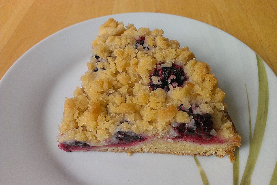 Brombeer-Apfel-Kuchen mit Zimtstreusel