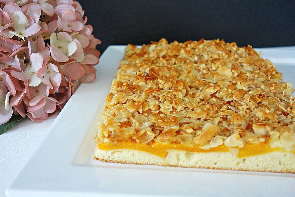 Schneller Blechkuchen mit Obst