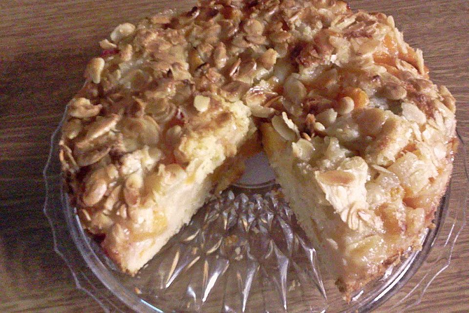 Schneller Blechkuchen mit Obst