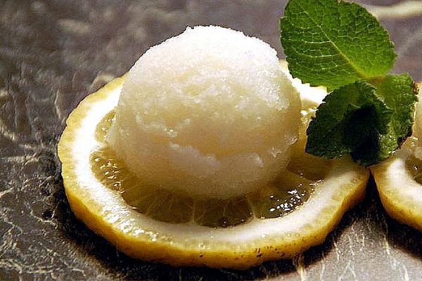 Zitronensorbet von kleinkoch | Chefkoch