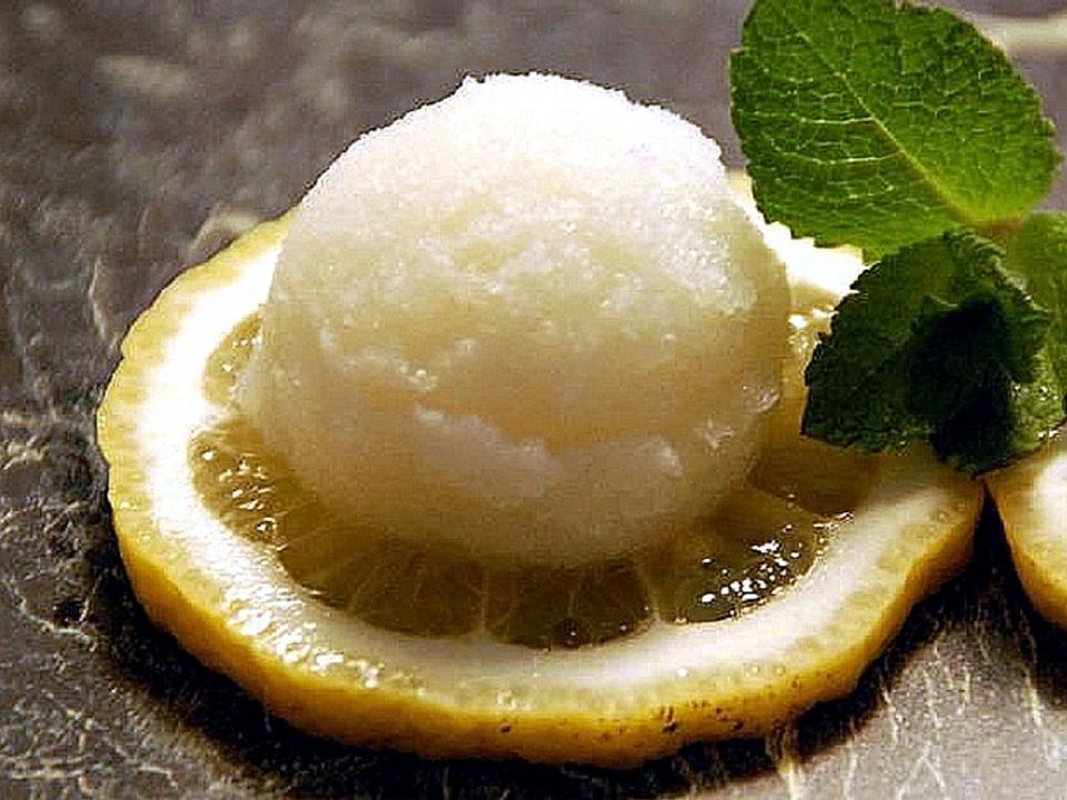 Zitronensorbet von kleinkoch | Chefkoch