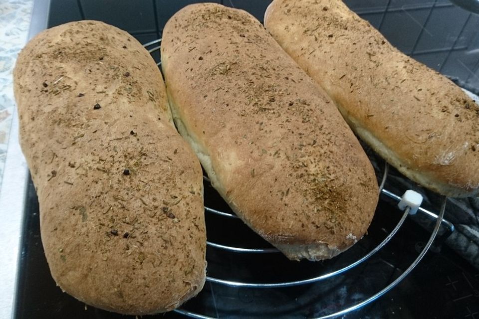 Super fluffige Sandwichbrote im Subway - Style Super fluffige Sandwichbrote im Subway - Style