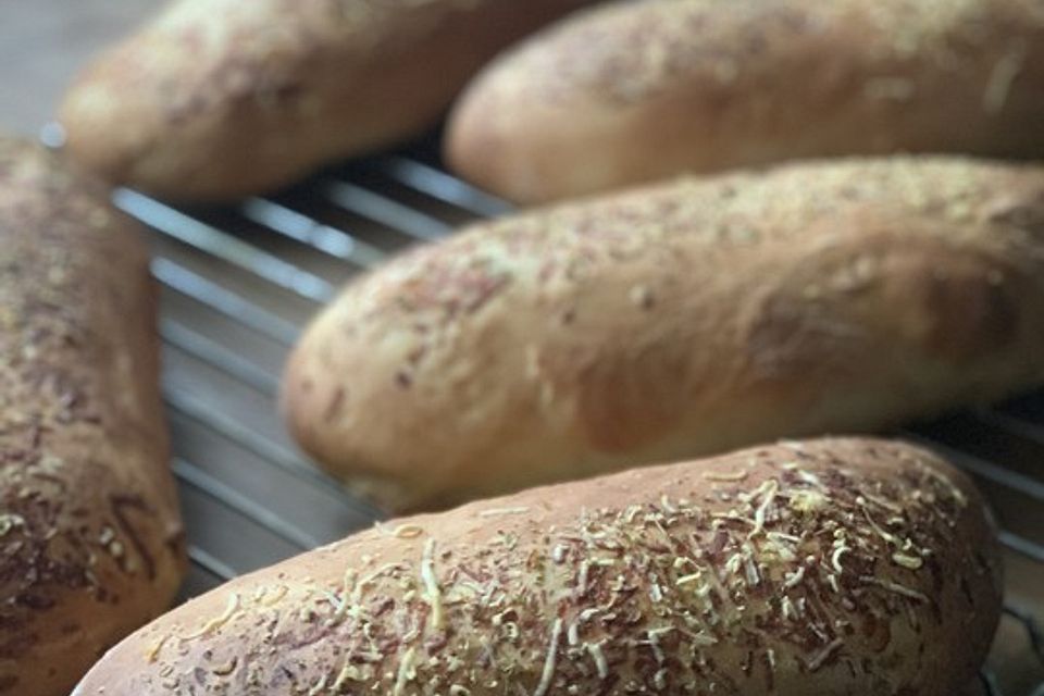 Super fluffige Sandwichbrote im Subway - Style Super fluffige Sandwichbrote im Subway - Style