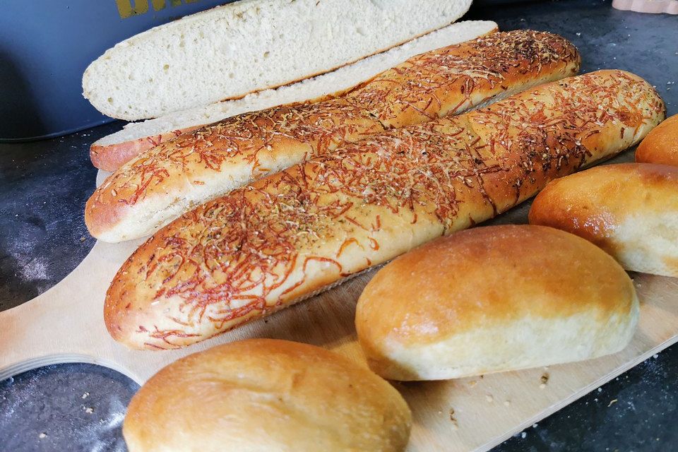 Super fluffige Sandwichbrote im Subway - Style Super fluffige Sandwichbrote im Subway - Style