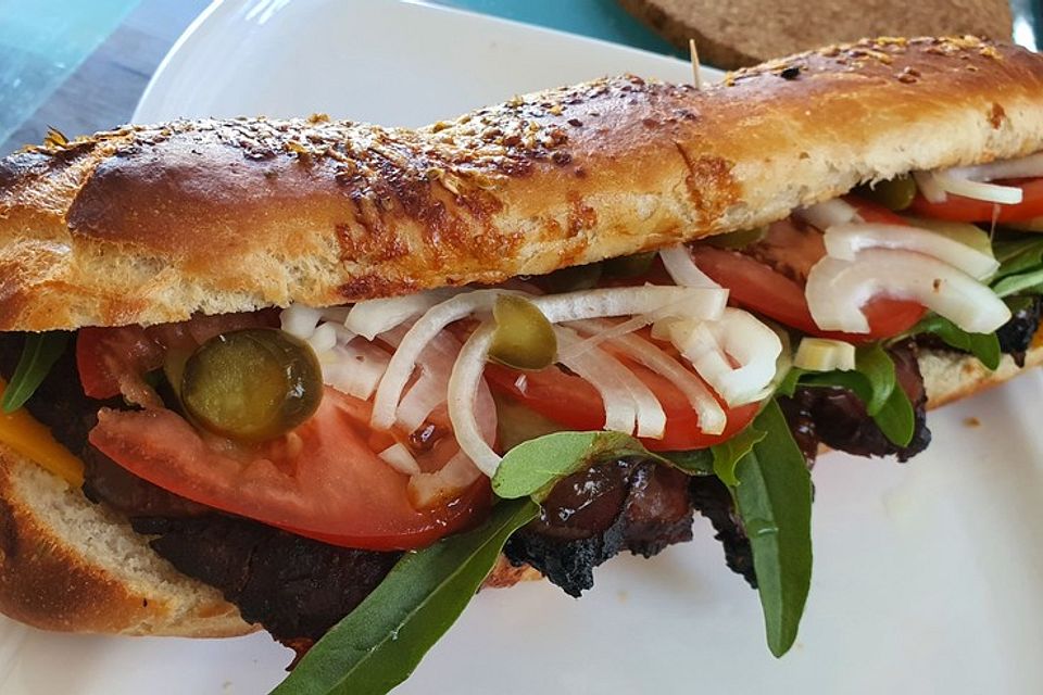 Super fluffige Sandwichbrote im Subway - Style Super fluffige Sandwichbrote im Subway - Style