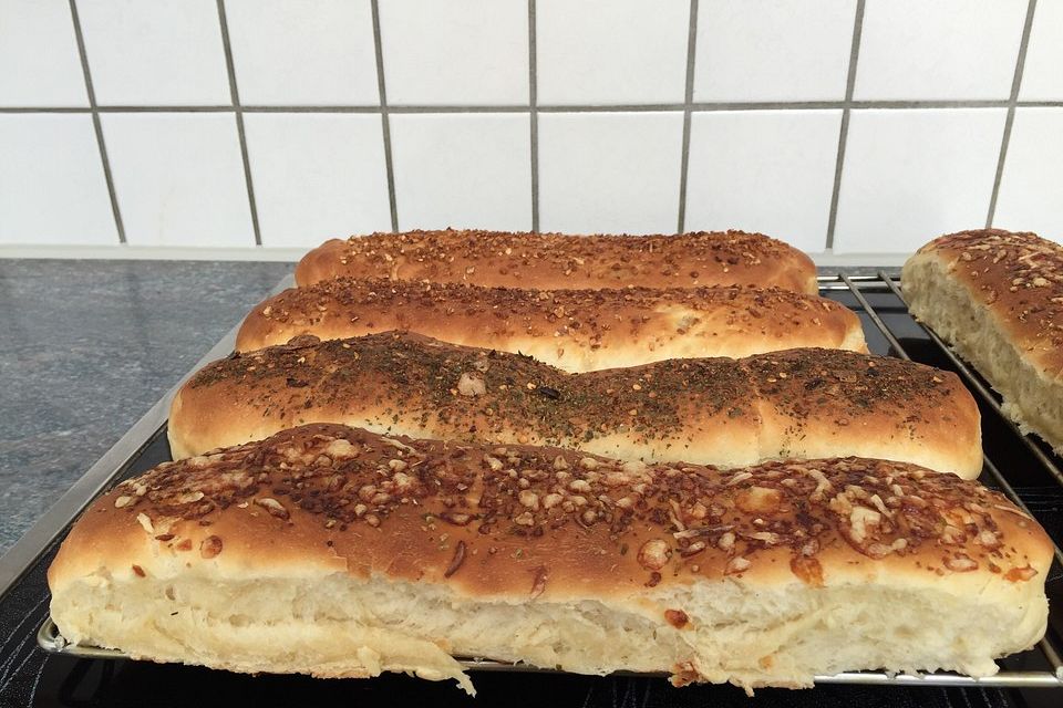 Super fluffige Sandwichbrote im Subway - Style Super fluffige Sandwichbrote im Subway - Style