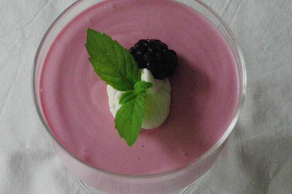 Joghurt - Brombeer - Dessert