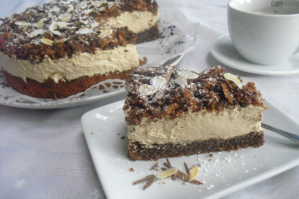 Eiskaffee - Sahne - Torte