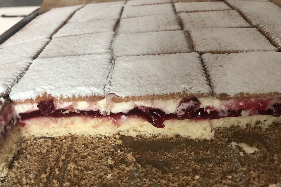 Der beste Rote Grütze - Kuchen