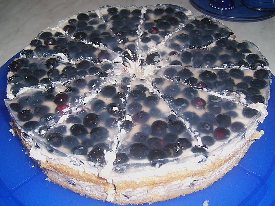 Heidelbeer - Quark - Sahne - Torte von sb82| Chefkoch