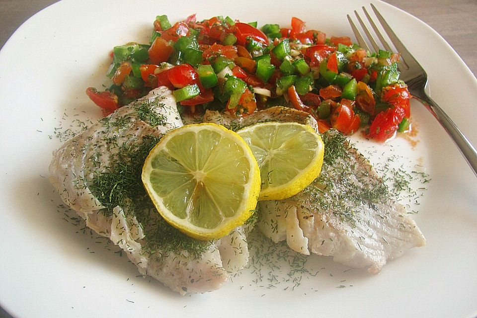 Fischfilet mit Salsa