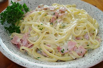 Spaghetti Carbonara light