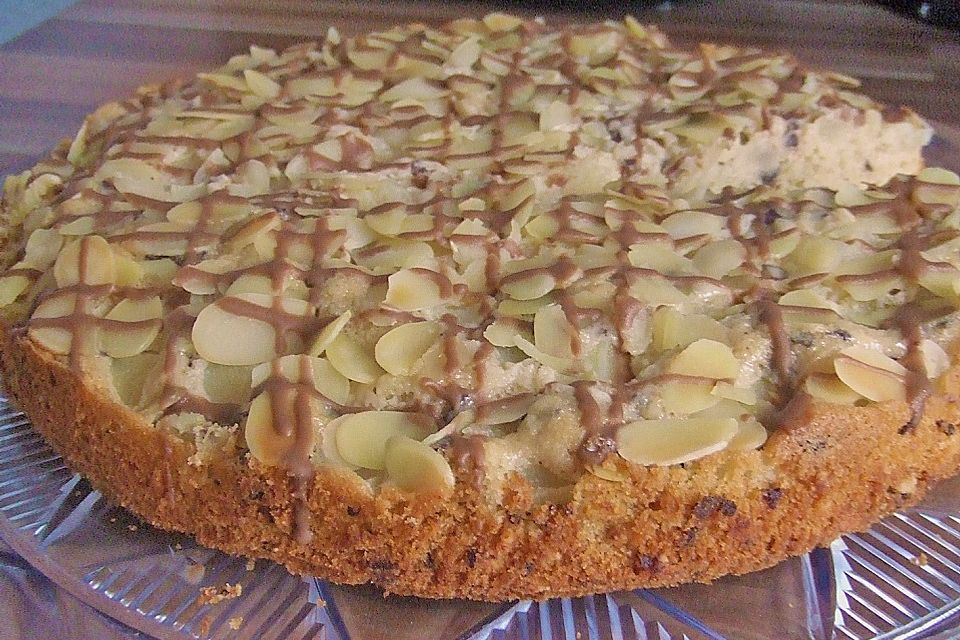 Birnen - Nuss - Kuchen vom Blech