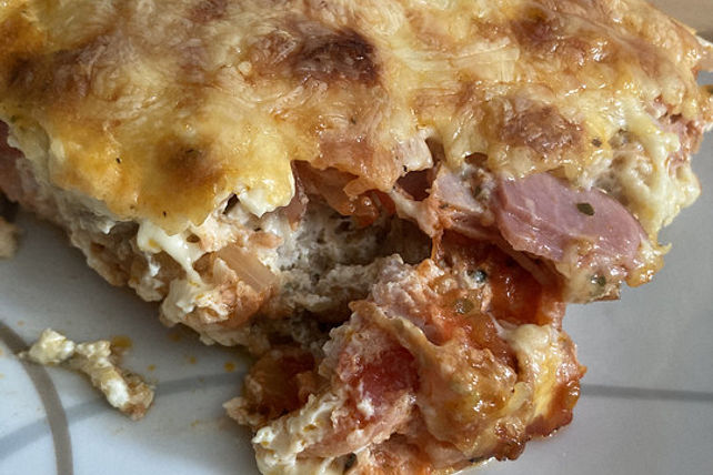 Brotauflauf mit Schinken und Käse von Sandra0611| Chefkoch Brotauflauf mit Schinken und Käse von Sandra0611| Chefkoch