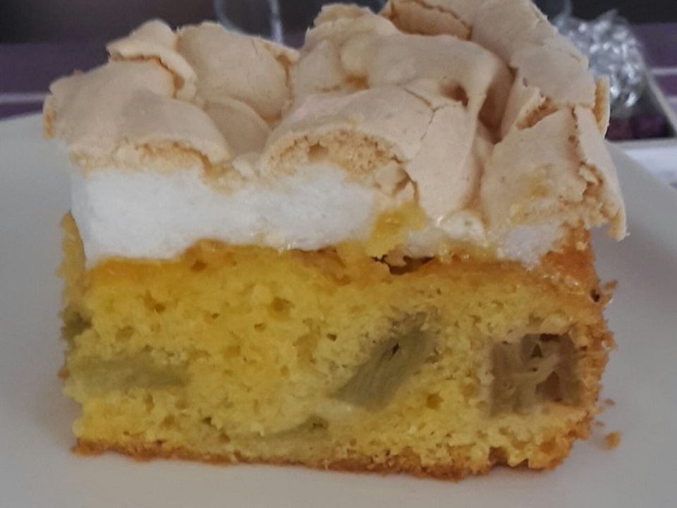 Rhabarber - Baiserkuchen von lone_bohne | Chefkoch