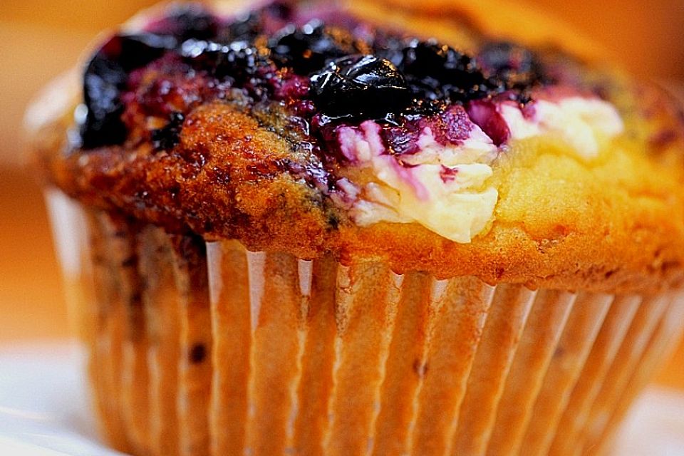 Blaubeeren - Quark Muffins