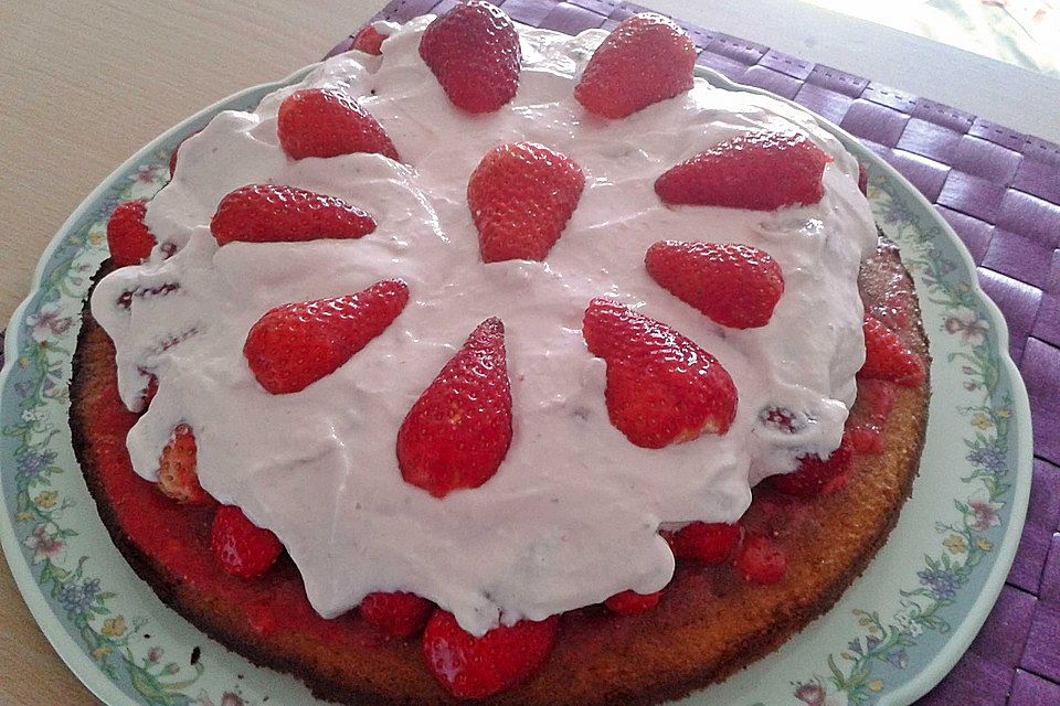 Birgits Erdbeerkuchen