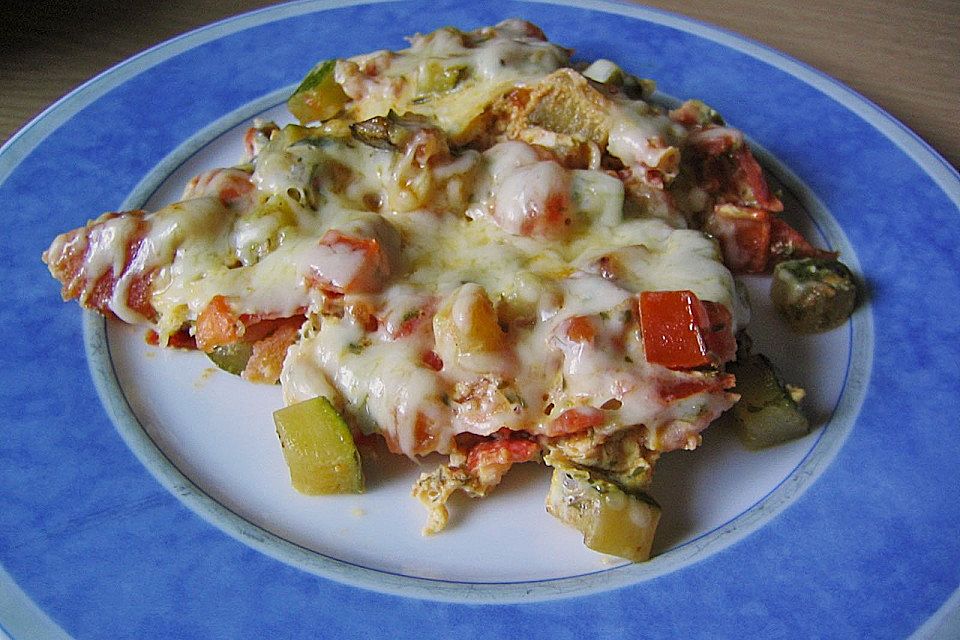 Zucchini - Pfanne Zucchini - Pfanne