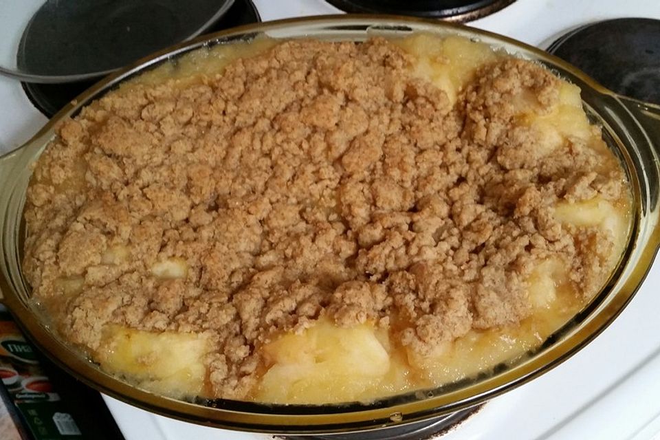 Apfel Crumble