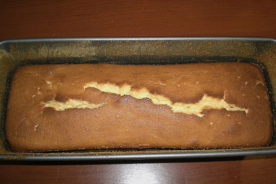 Zitronen - Kastenkuchen mit Frischkäse