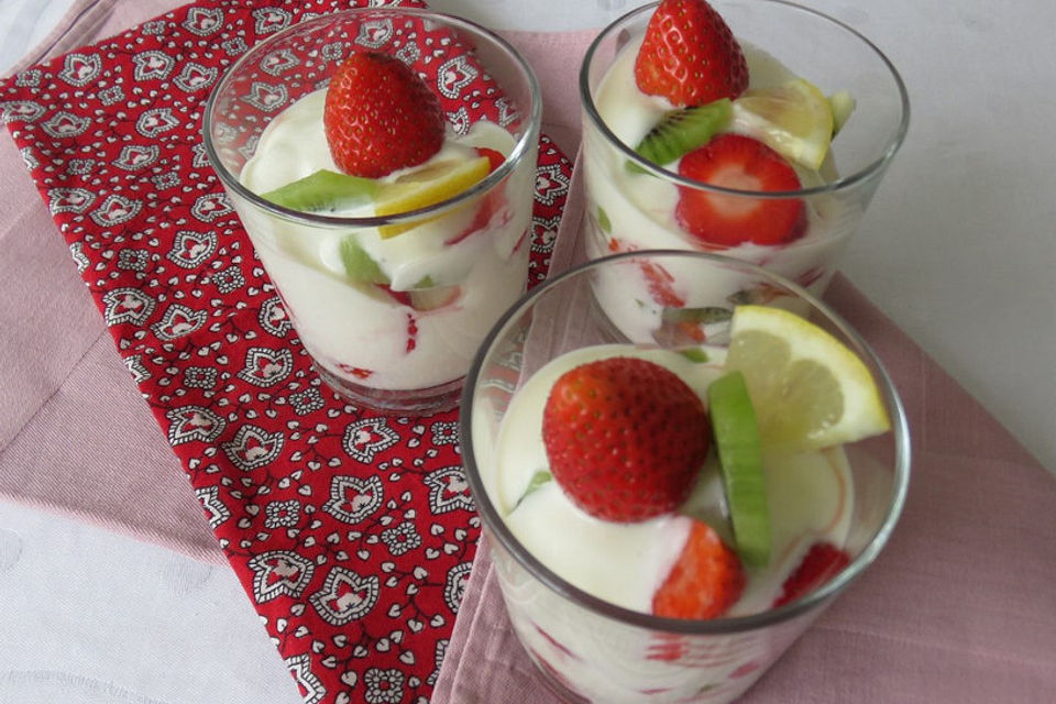 Erdbeeren mit Mascarponecreme