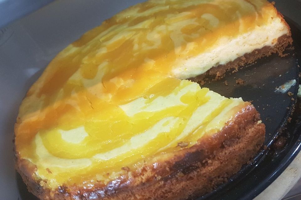 Cheesecake mit Lemon Curd Füllung