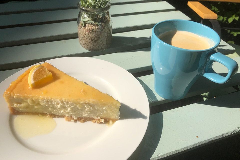 Cheesecake mit Lemon Curd Füllung