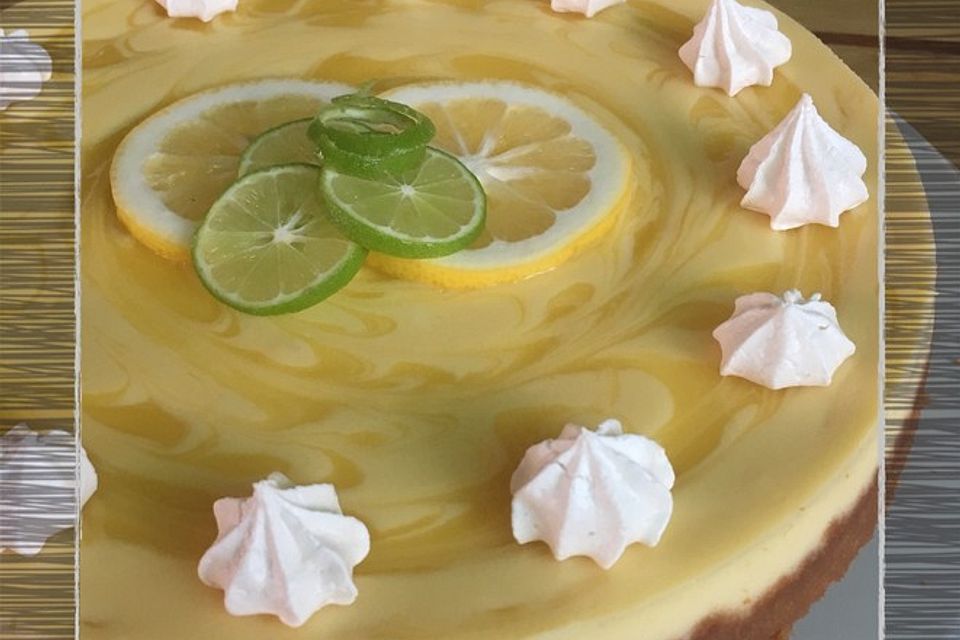 Cheesecake mit Lemon Curd Füllung