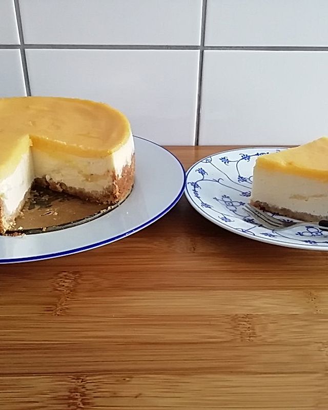 Cheesecake mit Lemon Curd Füllung