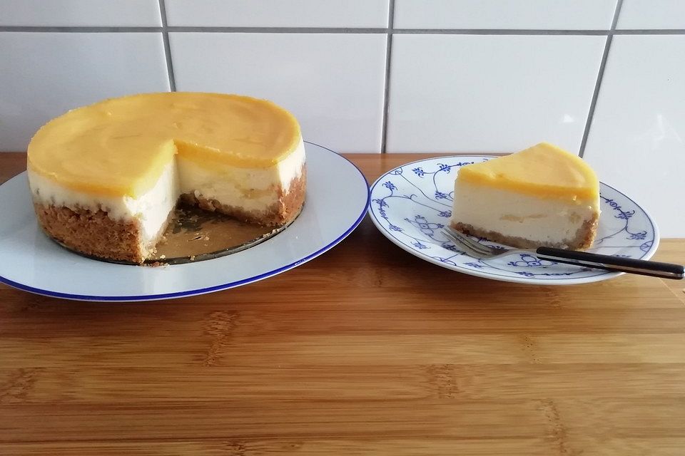 Cheesecake mit Lemon Curd Füllung