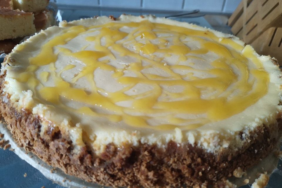 Cheesecake mit Lemon Curd Füllung