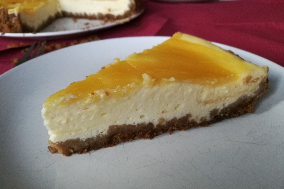 Cheesecake mit Lemon Curd Füllung