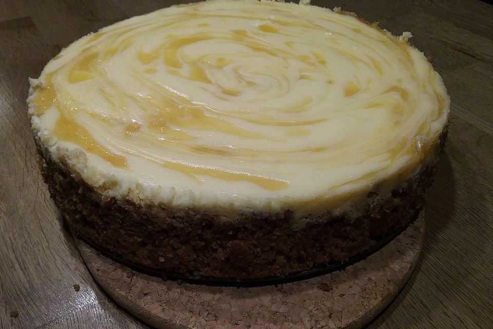 Cheesecake mit Lemon Curd Füllung