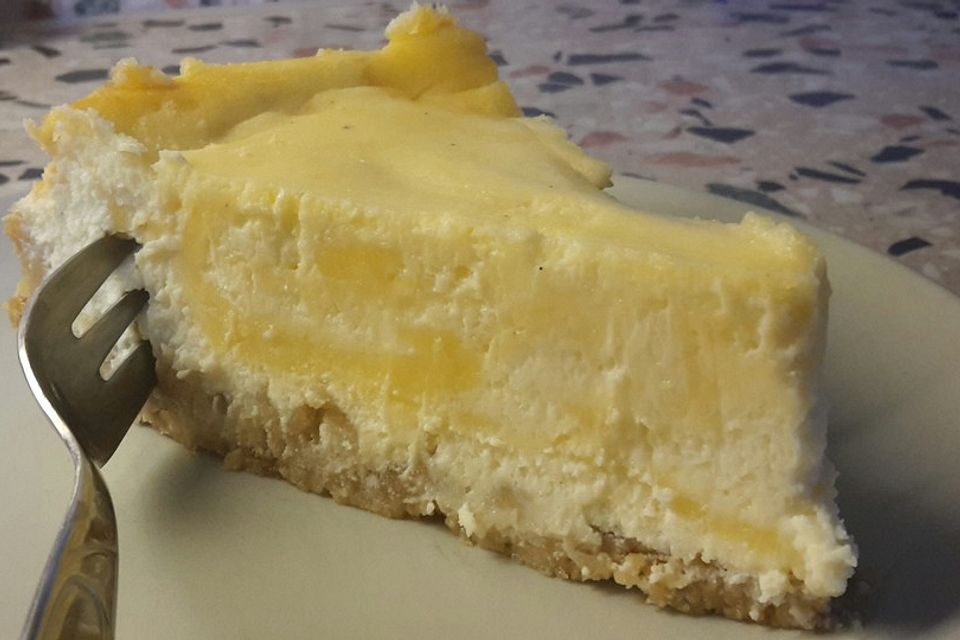 Cheesecake mit Lemon Curd Füllung