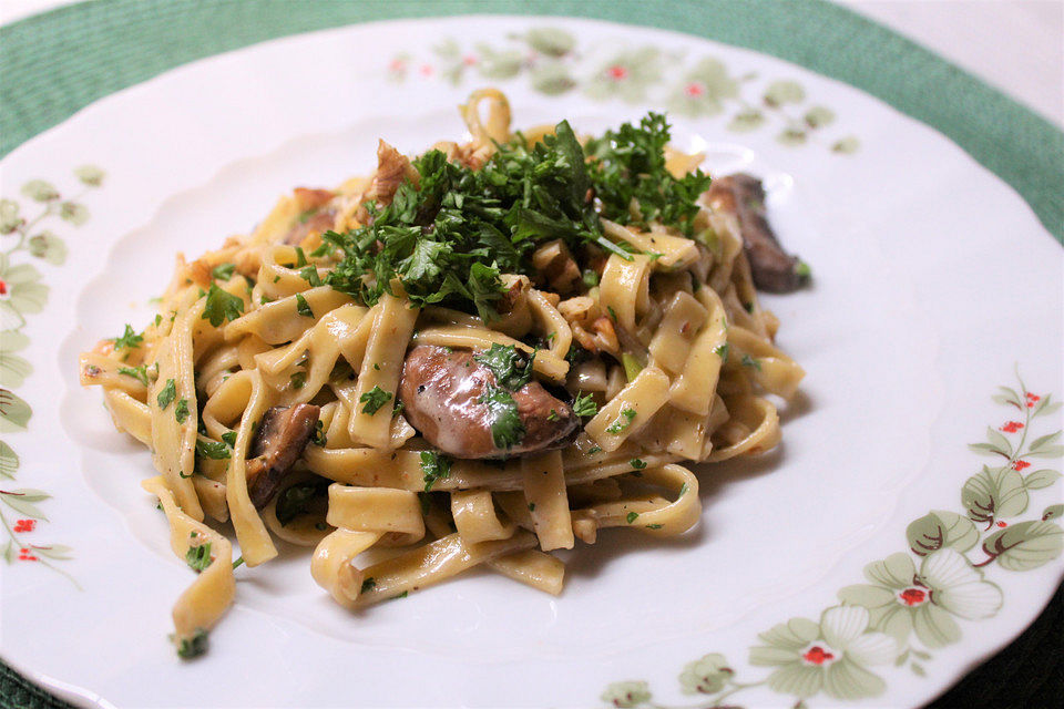 Herbstliche Spaghetti