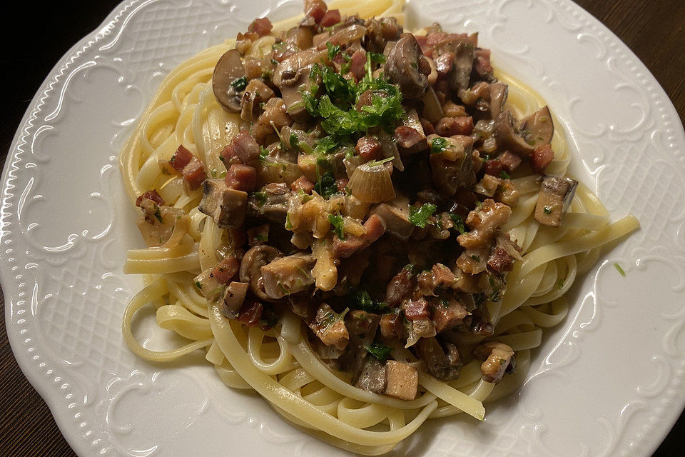 Herbstliche Spaghetti