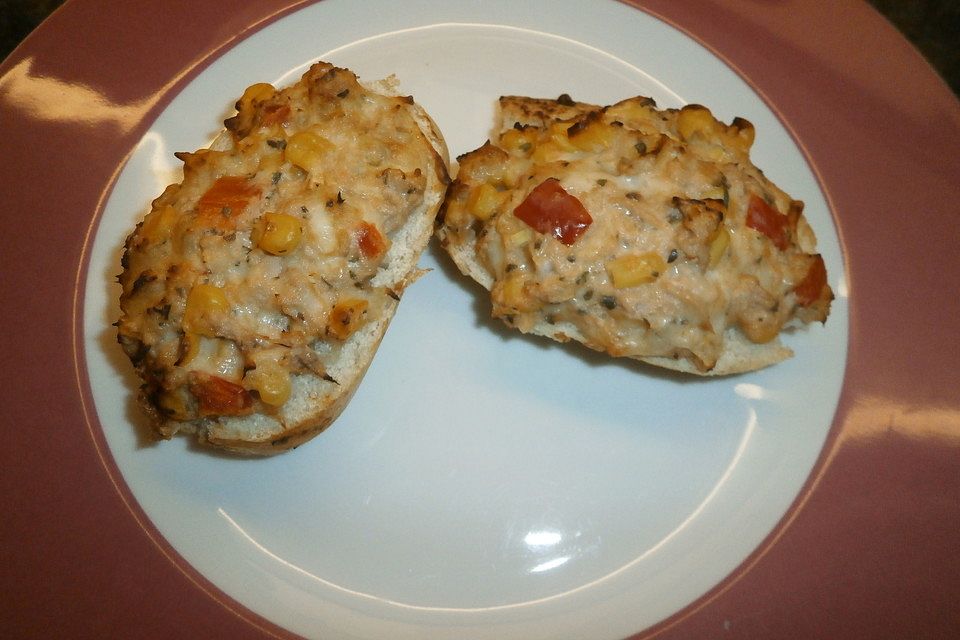 Thunfisch - Pizzabrötchen