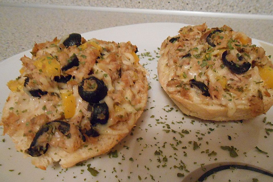 Thunfisch - Pizzabrötchen