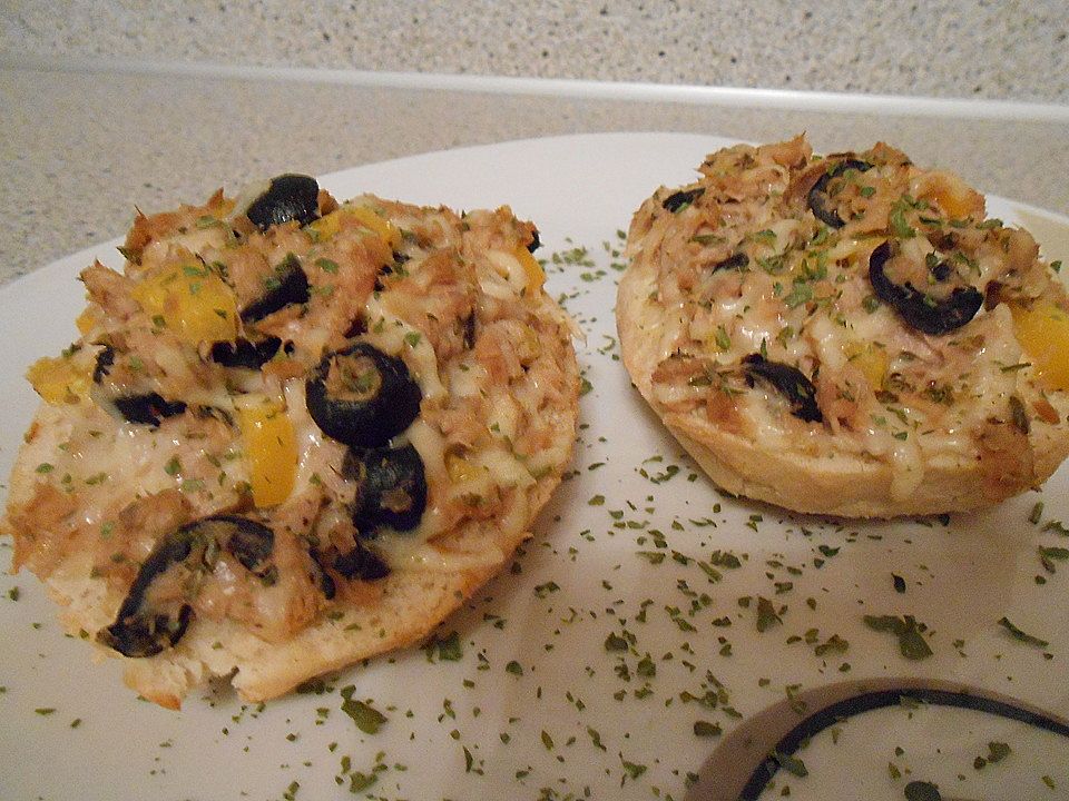 Thunfisch - Pizzabrötchen von räubermama72 | Chefkoch