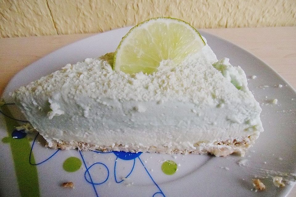 Limetten - Frischkäse - Torte