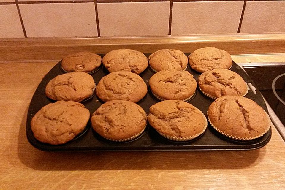 Fruchtige Stachelbeermuffins mit weißer Schokolade