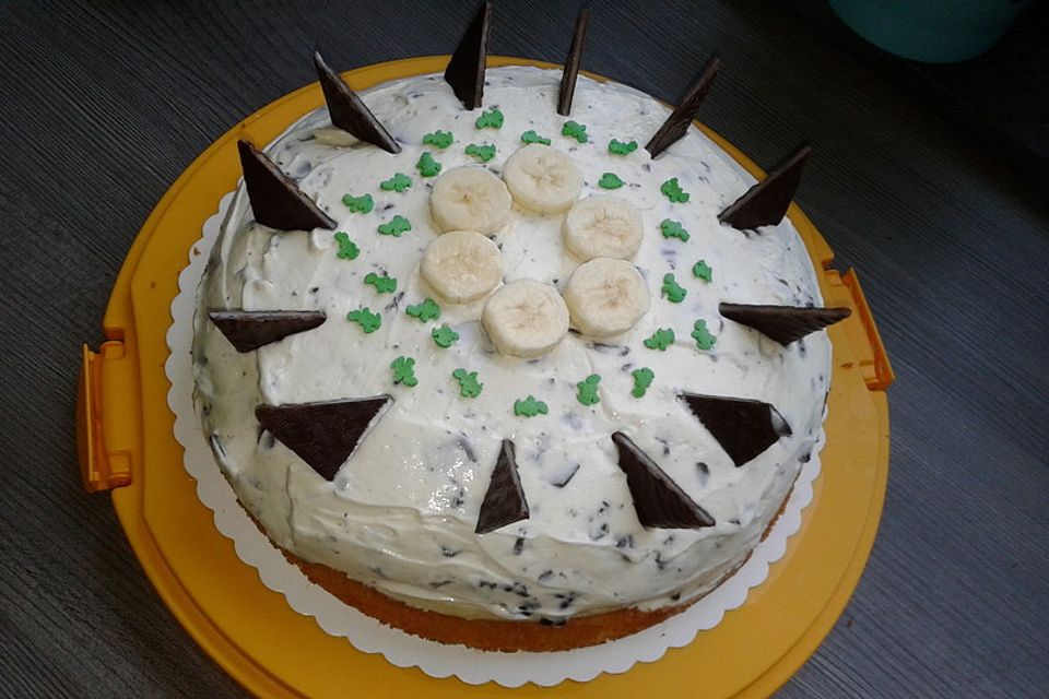 Bananen - Minze - Torte