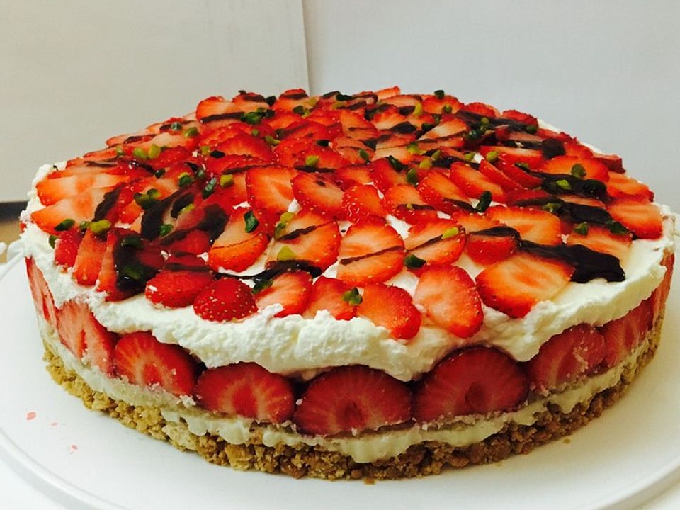 Erdbeer - Frischkäse - Torte von angel00 | Chefkoch Erdbeer - Frischkäse - Torte von angel00 | Chefkoch