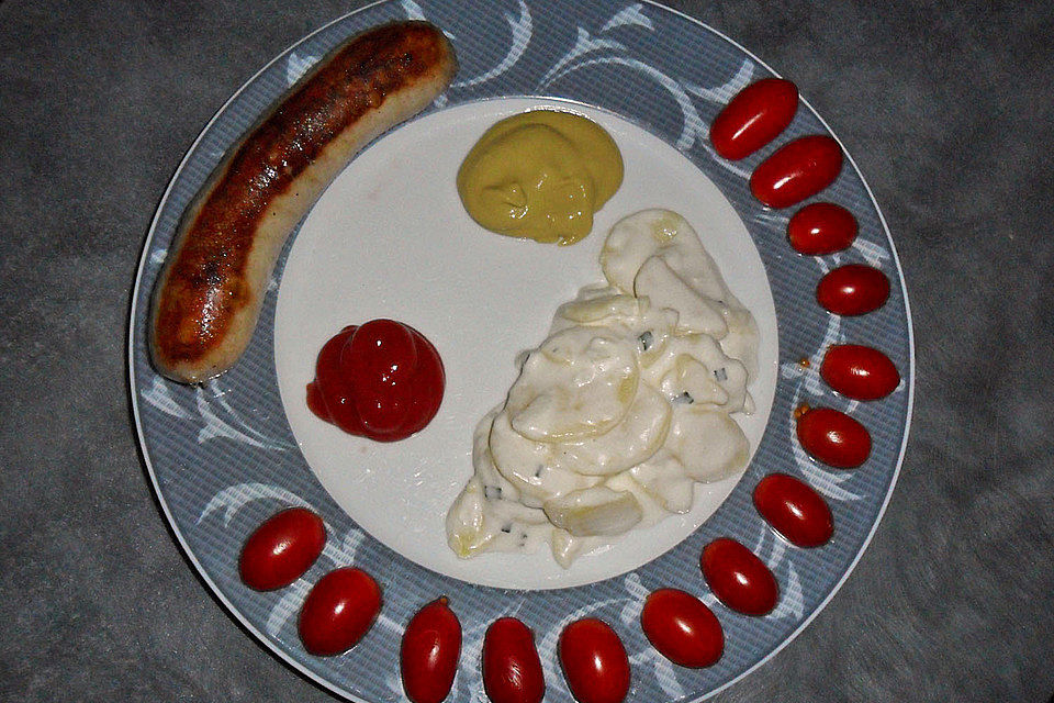 Ralfs Kartoffelsalat mit Joghurt und Äpfeln